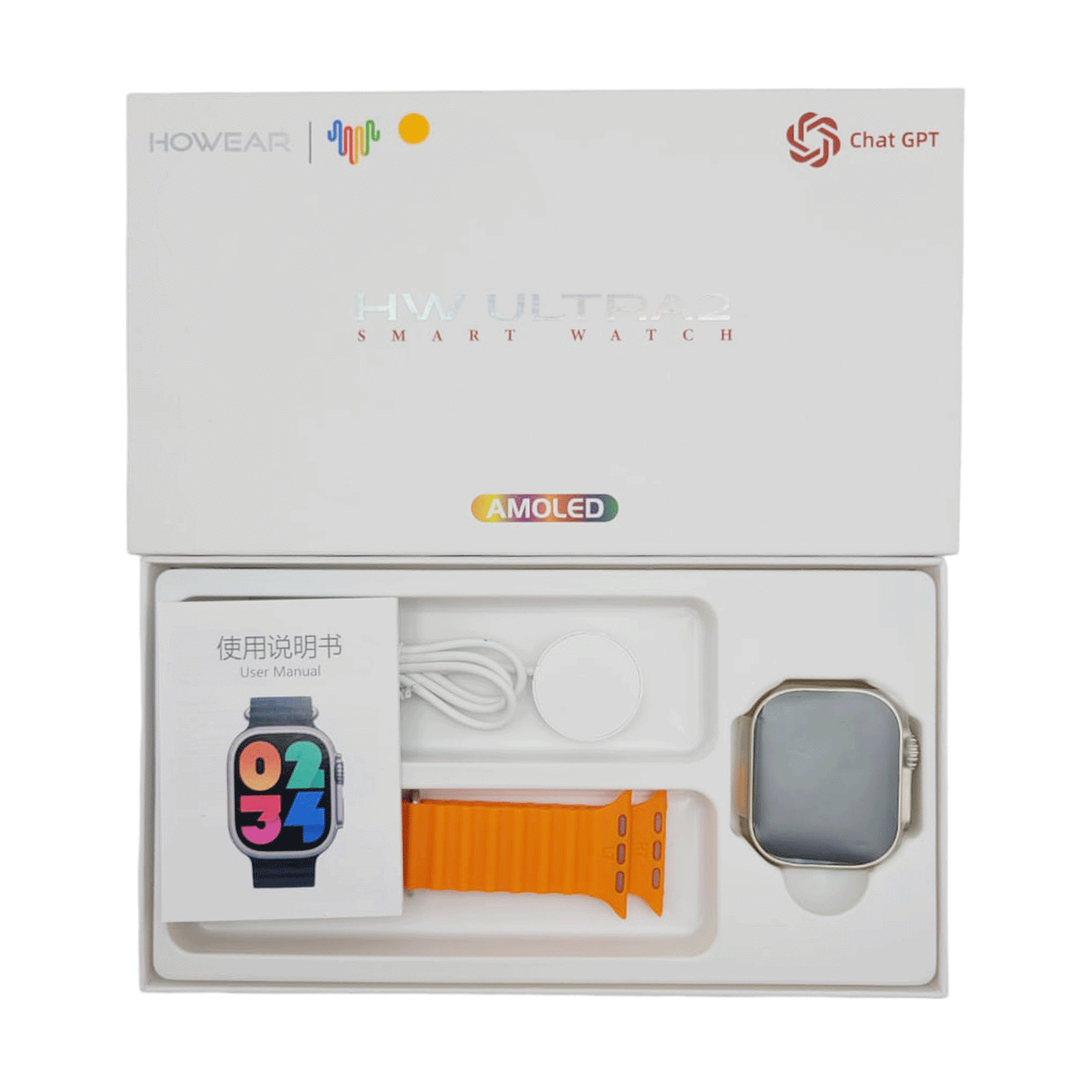 HW ULTRA 2 Super Amoled Smart Watch