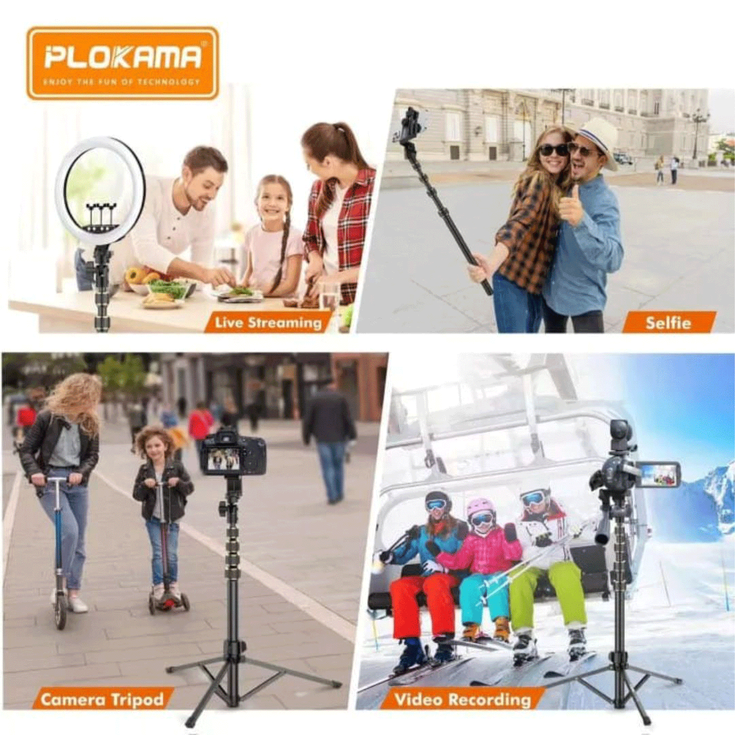 Plokama PK-998 Photograph Tripod Stand