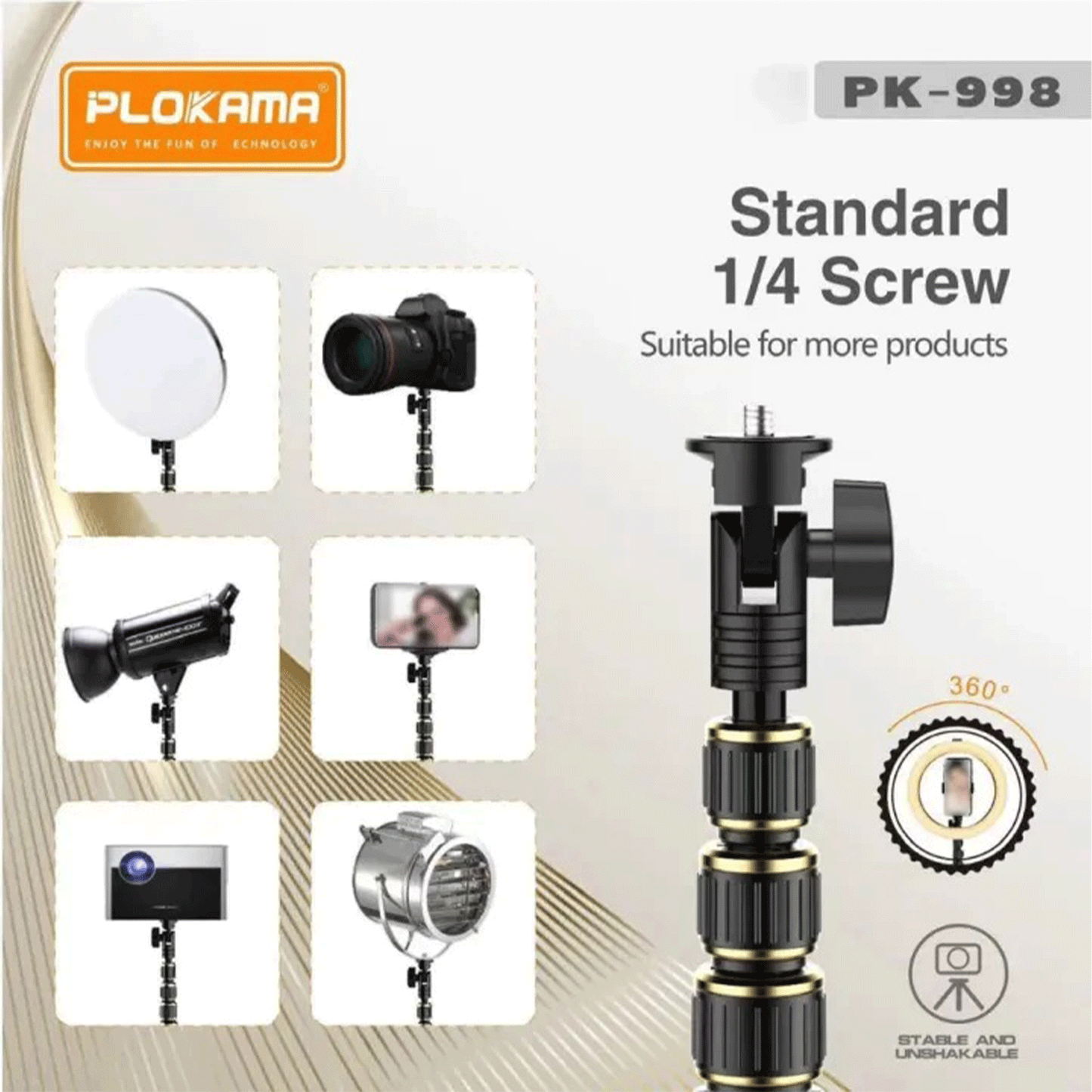 Plokama PK-998 Photograph Tripod Stand