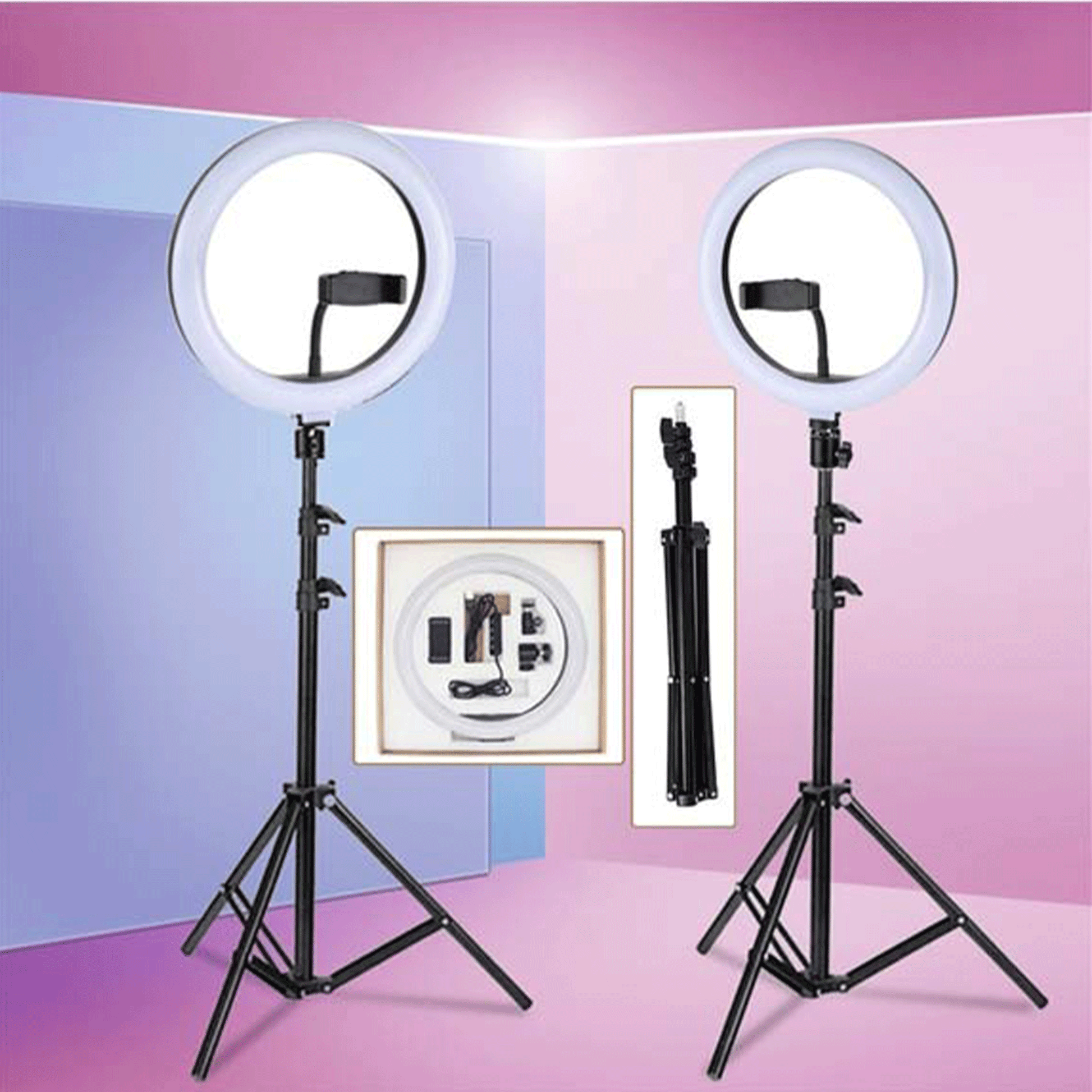 30Cm Ringlight With 7ft Stand – Accessoristan - Main Image