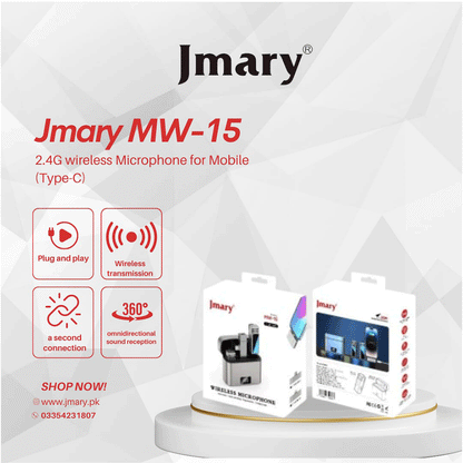 Jmary MW-15 2.4G Wireless Microphone