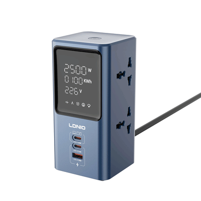LDNIO SC2 45W Universal Power Strip Desktop LED Power Extension