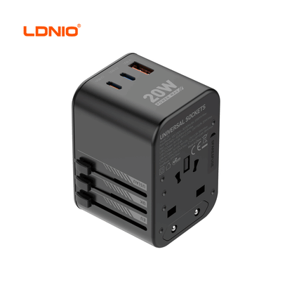 LDNIO Z9 3 USB Ports 20W GaN Travel Adapter