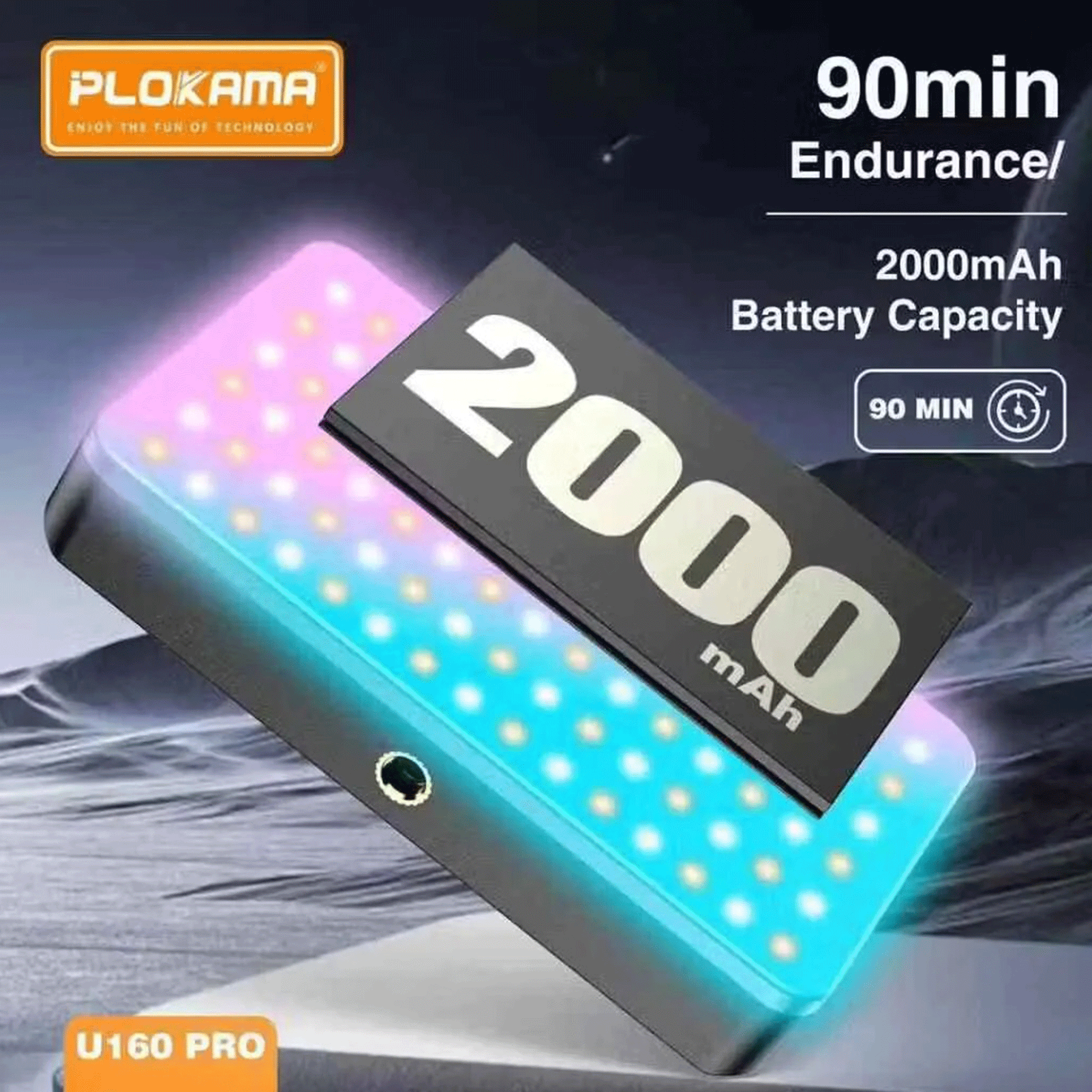 Plokama U160 Pro RGB Portable LED Light