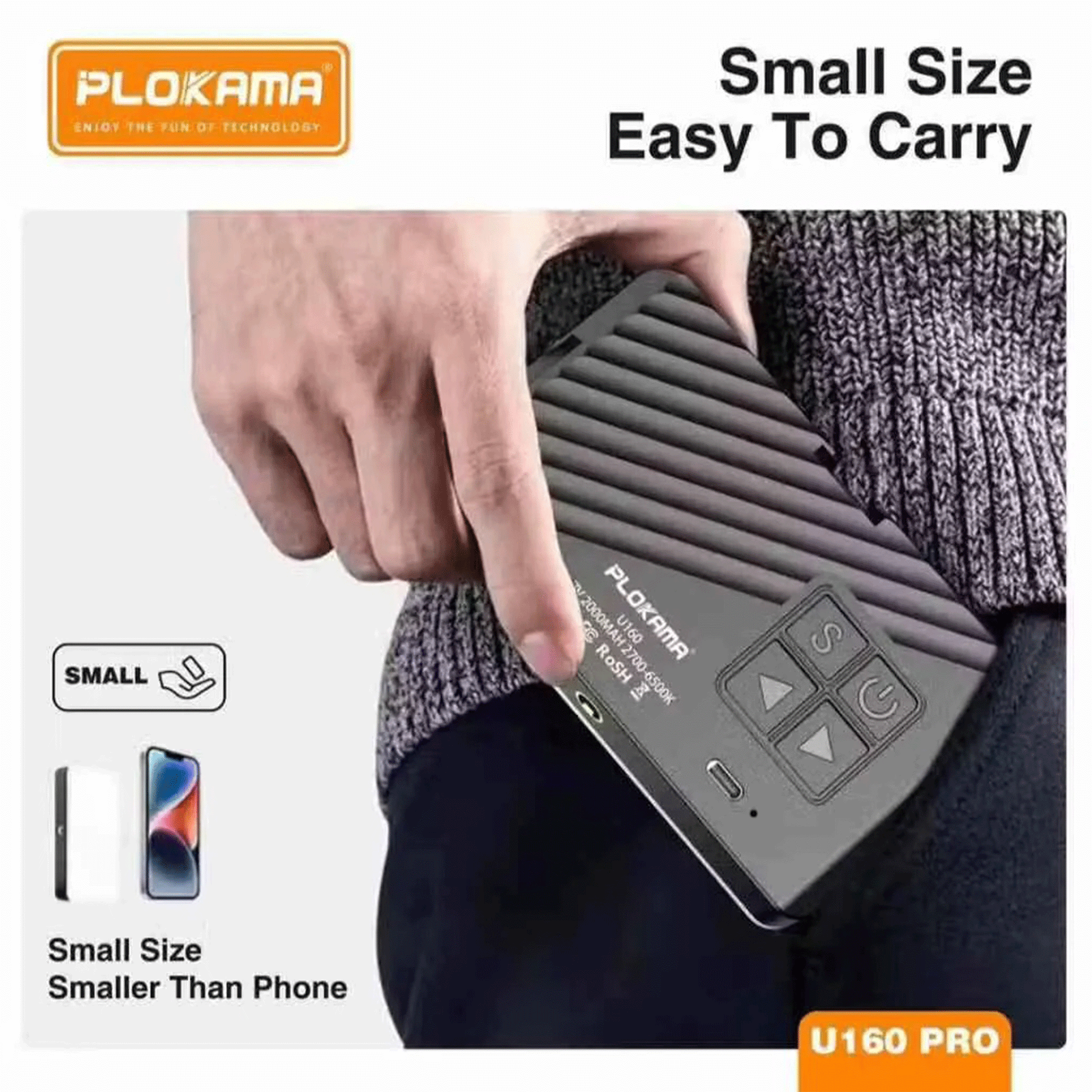 Plokama U160 Pro RGB Portable LED Light