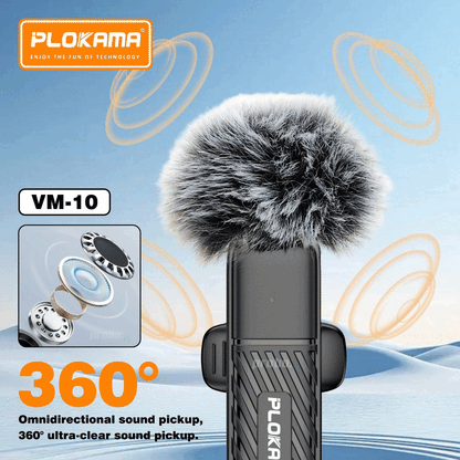 Plokama VM-10 2.4G Broadcast Lavalier Microphone
