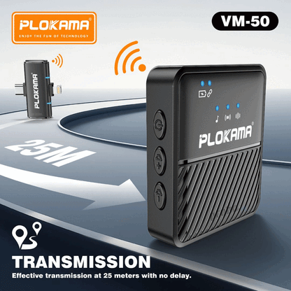 Plokama VM-50 2.4G Broadcast Lavalier Microphone