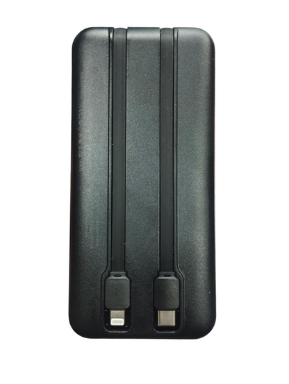  Ven-Dens 37Wh 10000mAh 2IN1 Built in Charging Cables Power Bank 