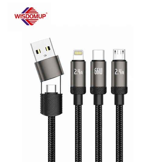 WisdomUP SJX-44 60W 3in2 Fast Charging Cable